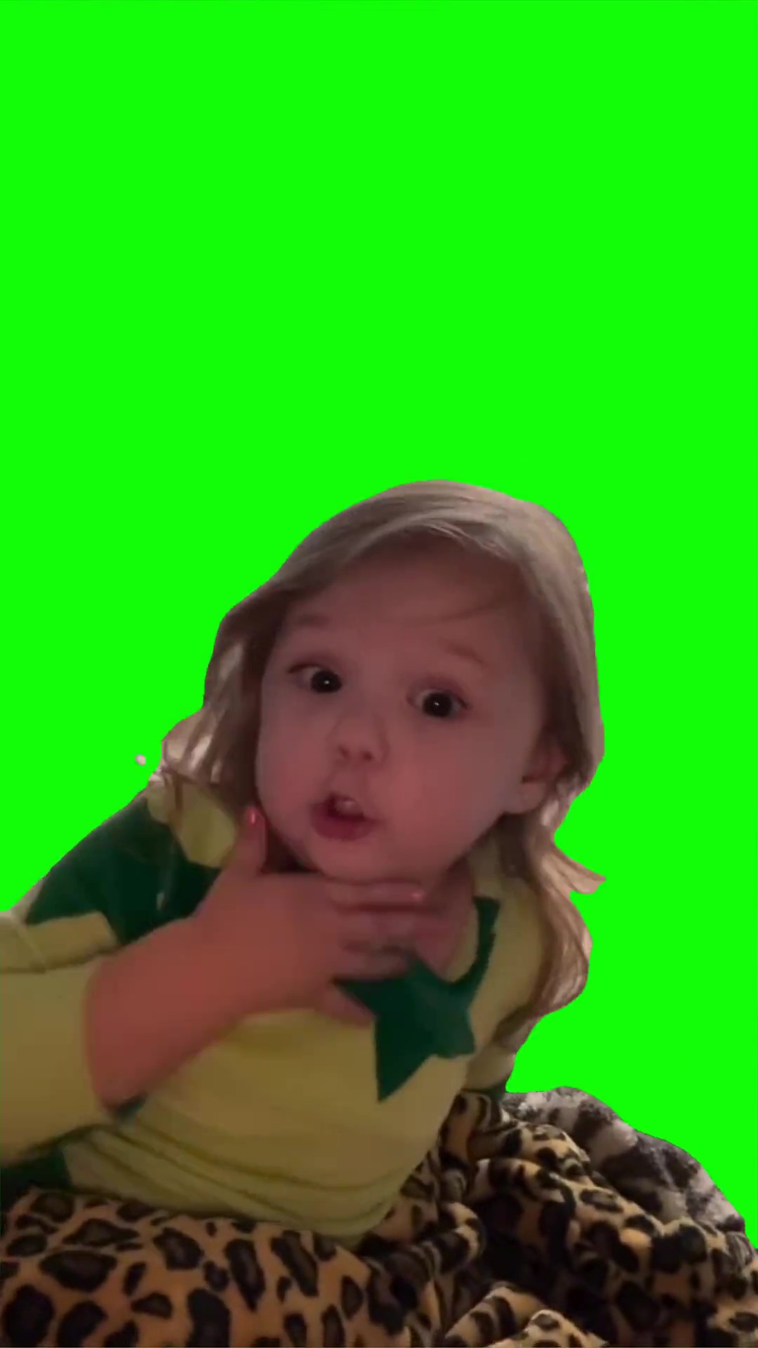 I didn’t know its a bad word green screen