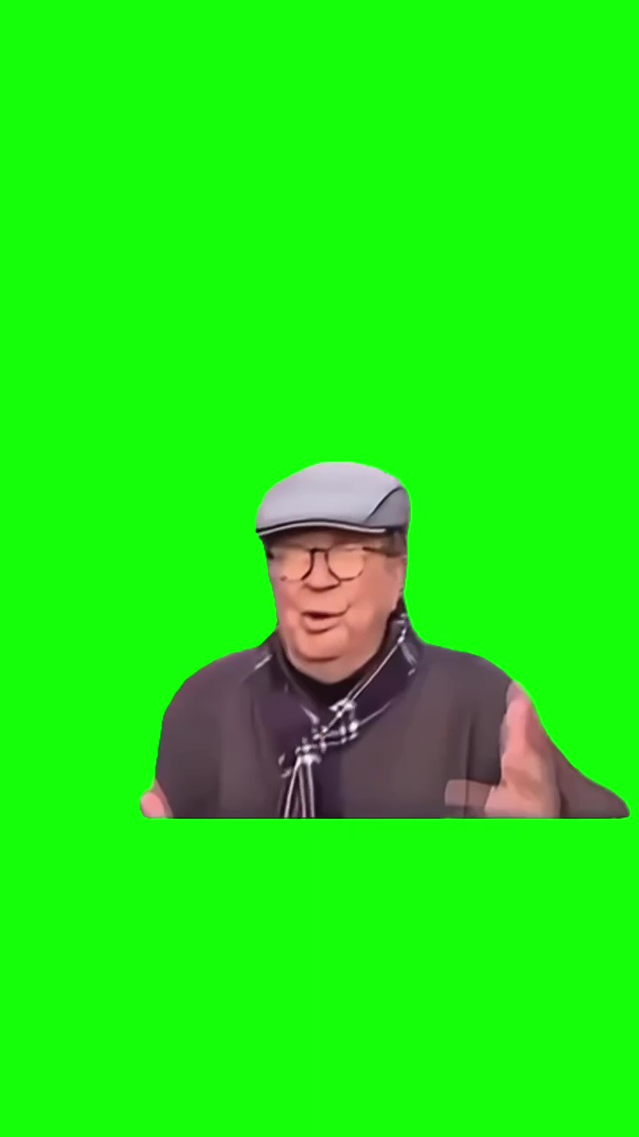 I don’t know who you are green screen