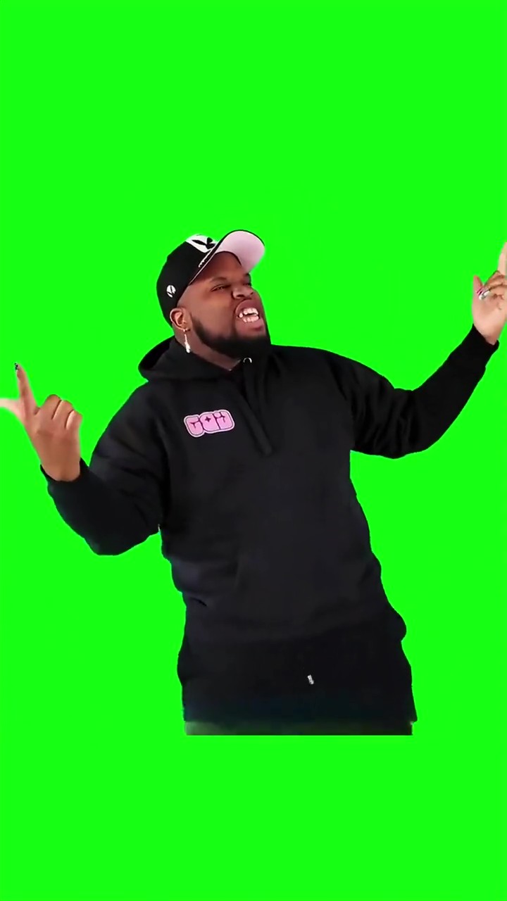I just hit the jackpot green screen