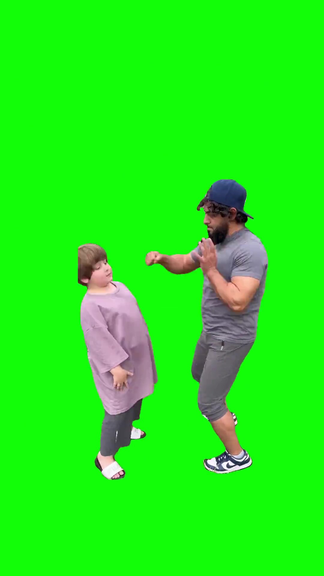 I miss you baby green screen