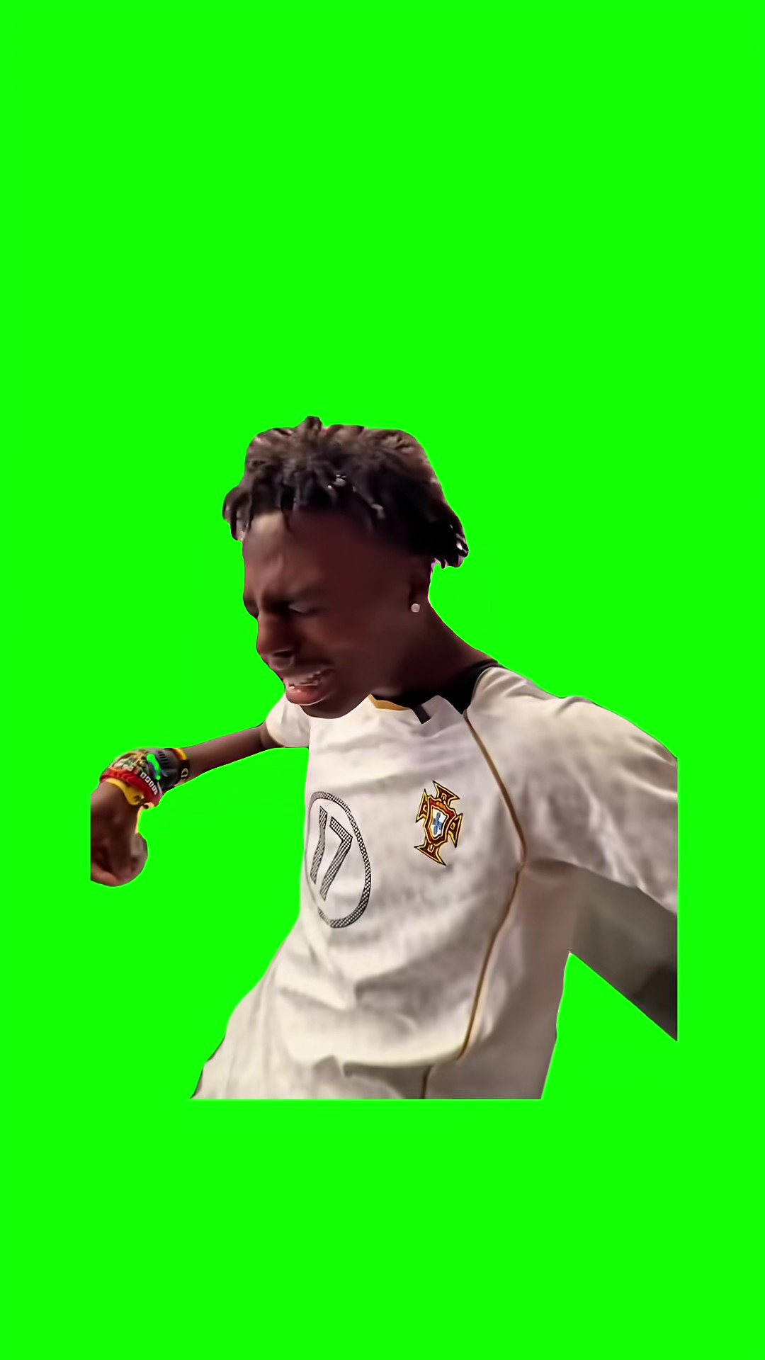 IShowSpeed Crying green screen