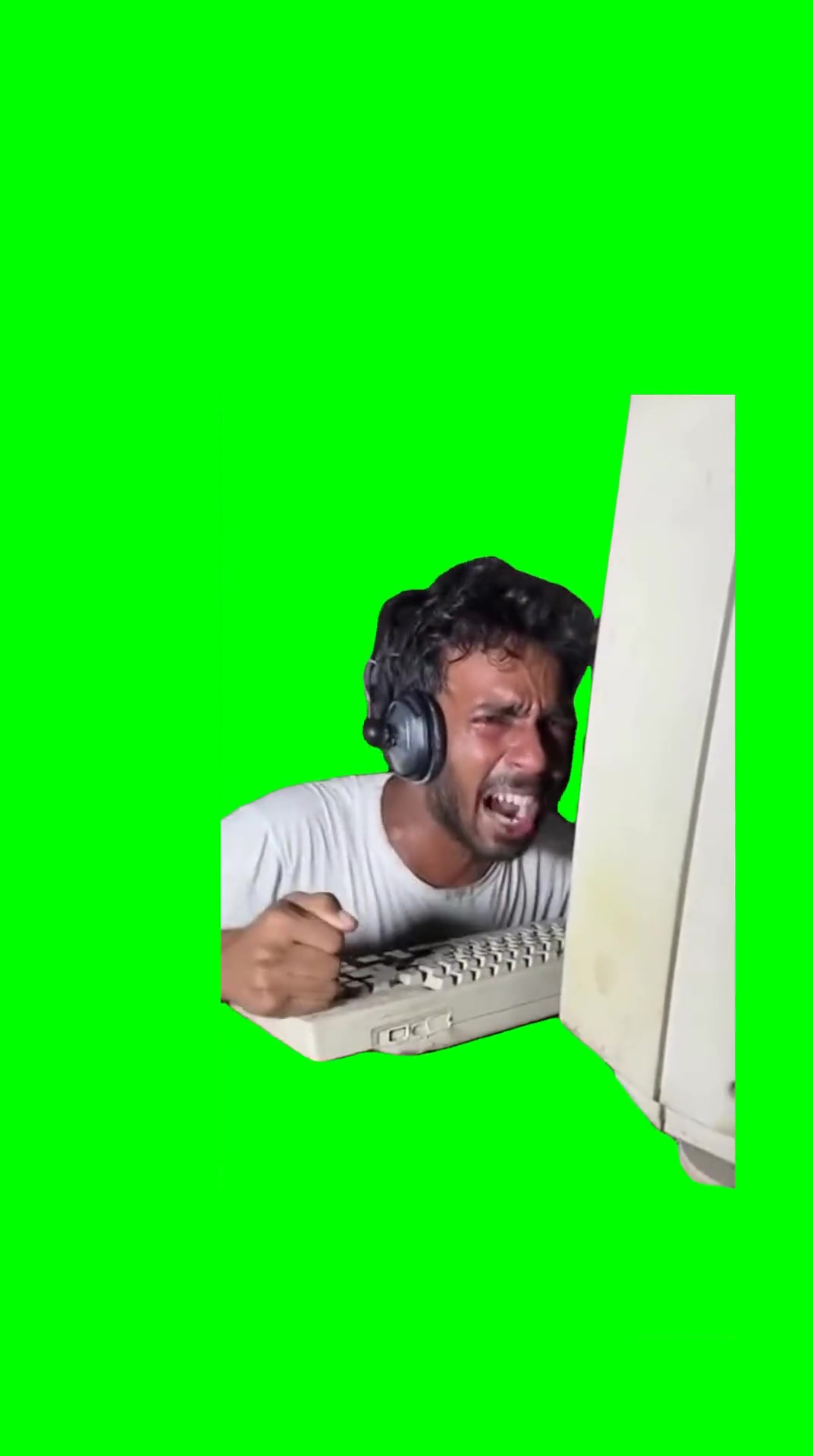 Indian guy do not redeem green screen