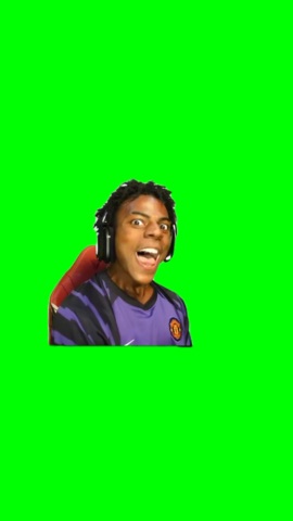 Ishowspeed Zesty green screen