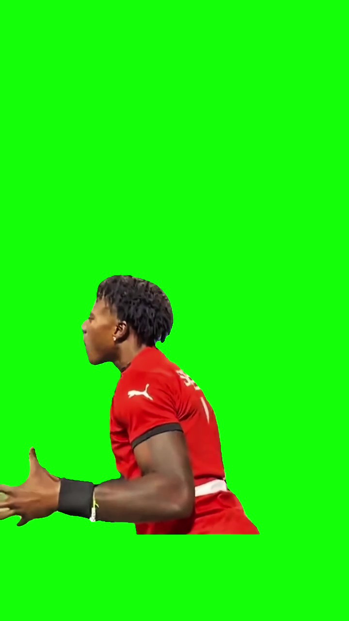Ishowspeed in disbelief  green screen