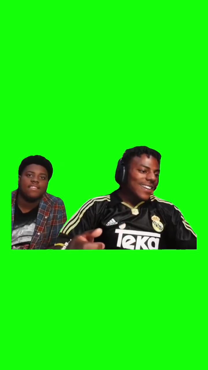Ishowspeed laughing lmao green screen