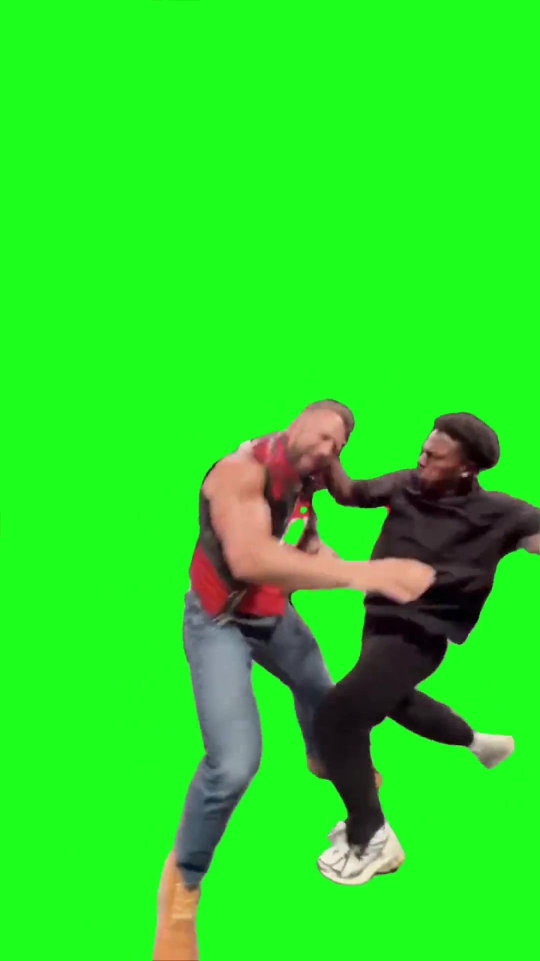 Ishowspeed punches green screen