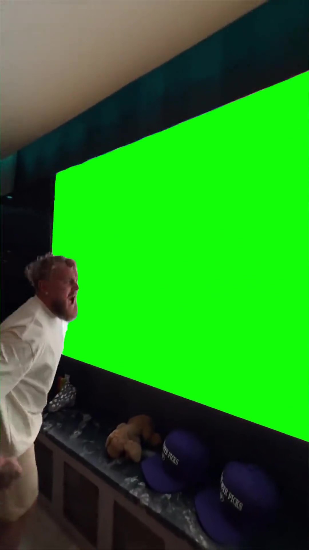 Jake Paul  green screen