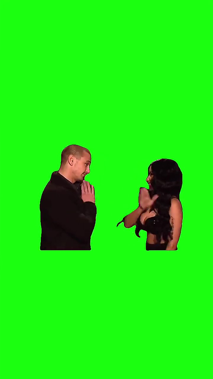 James franco nikki minaj besties green screen