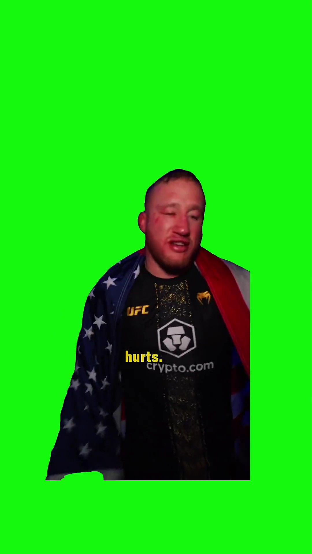 Jason oh it hurts green screen