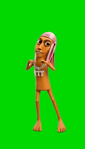 Jelly Bounce tung tung green screen