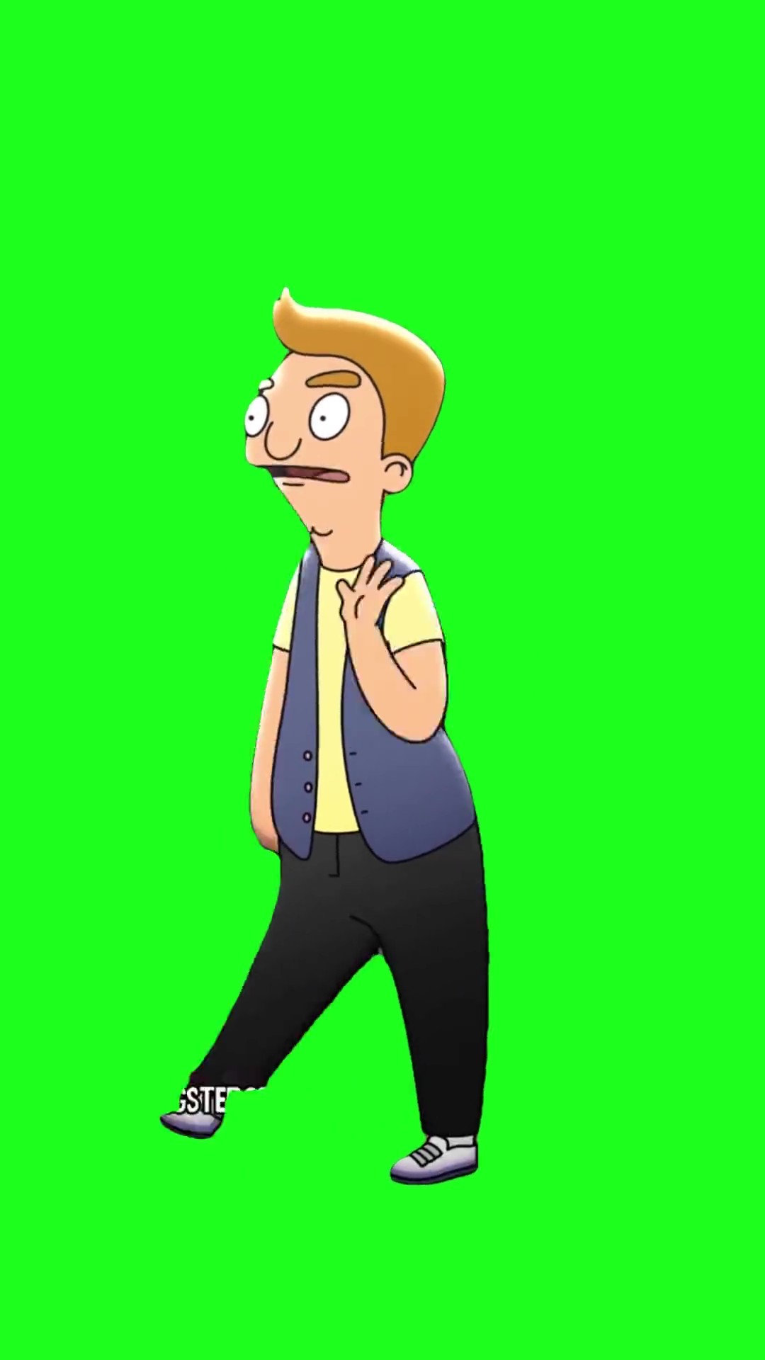 Jimmy Juniaah Dancing to Dracula green screen