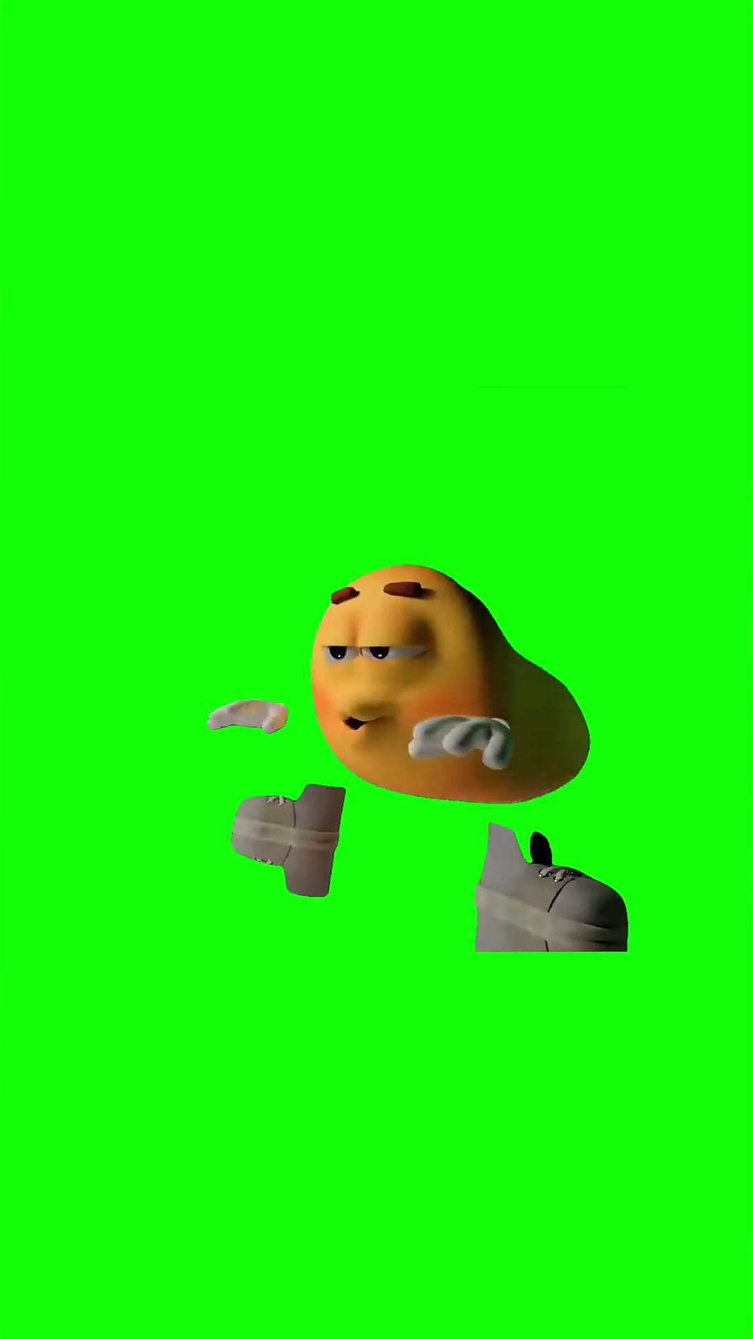 Joe clapping green screen