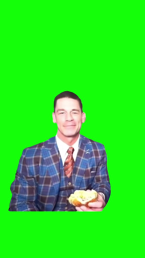 John Cena Flirting green screen