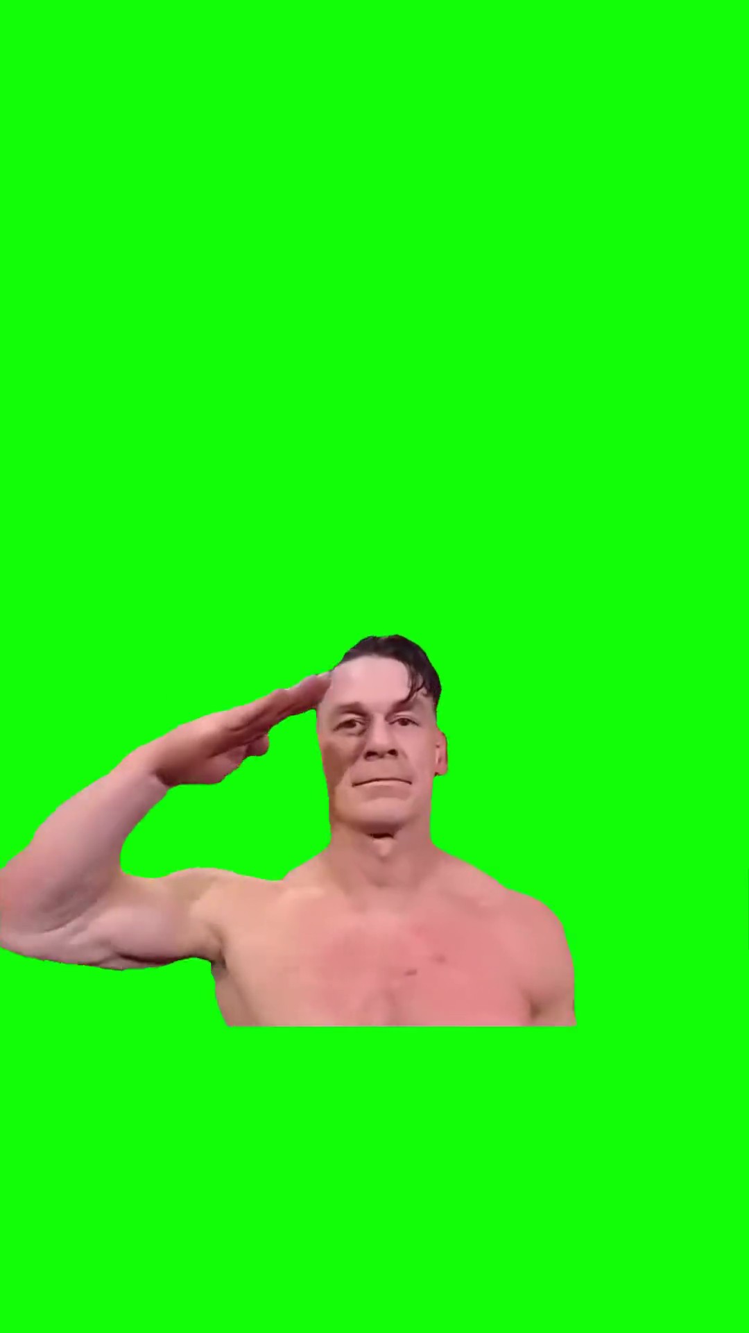 John Cena Leaving green screen