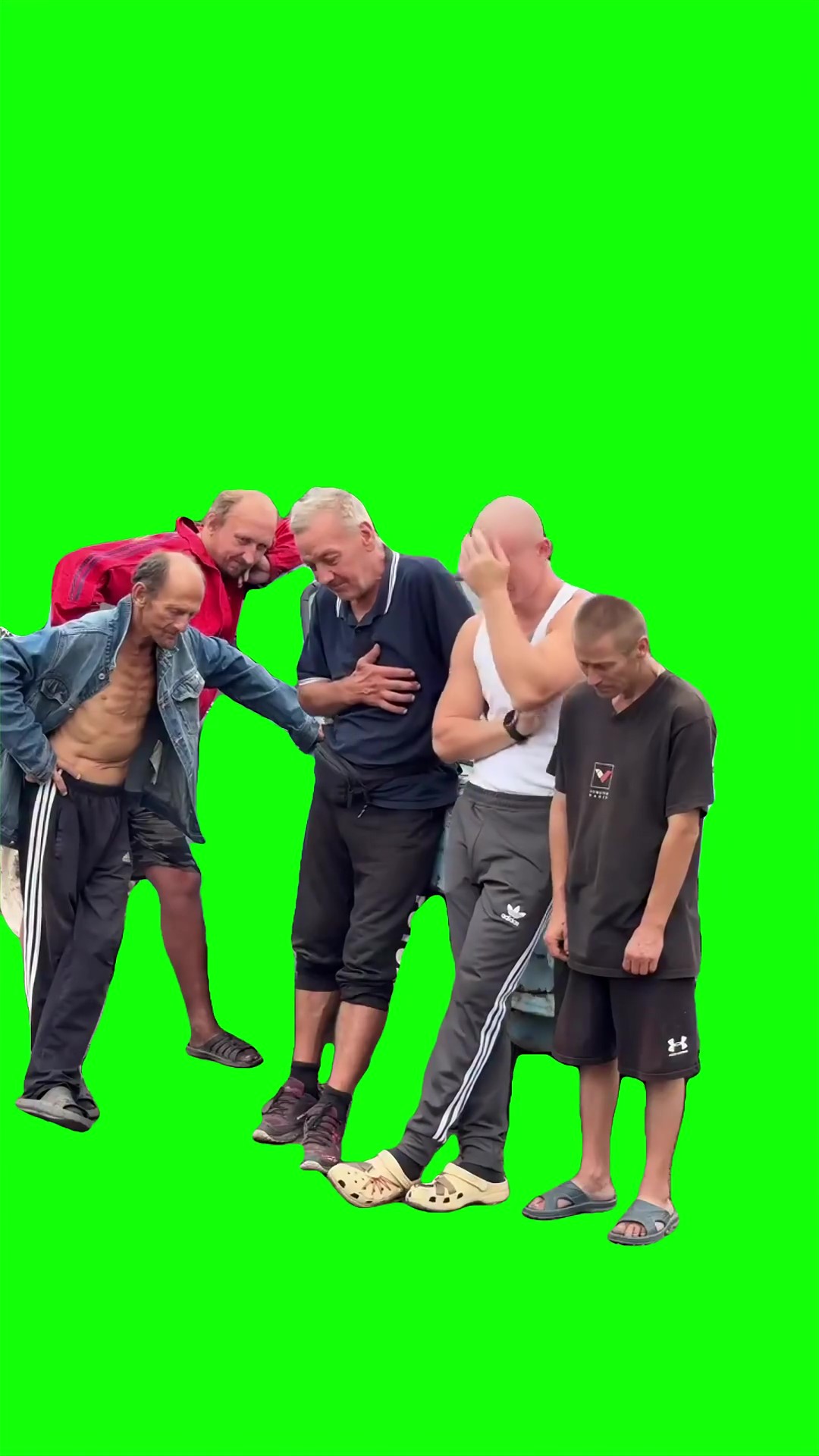 Just do squad dancing green screen