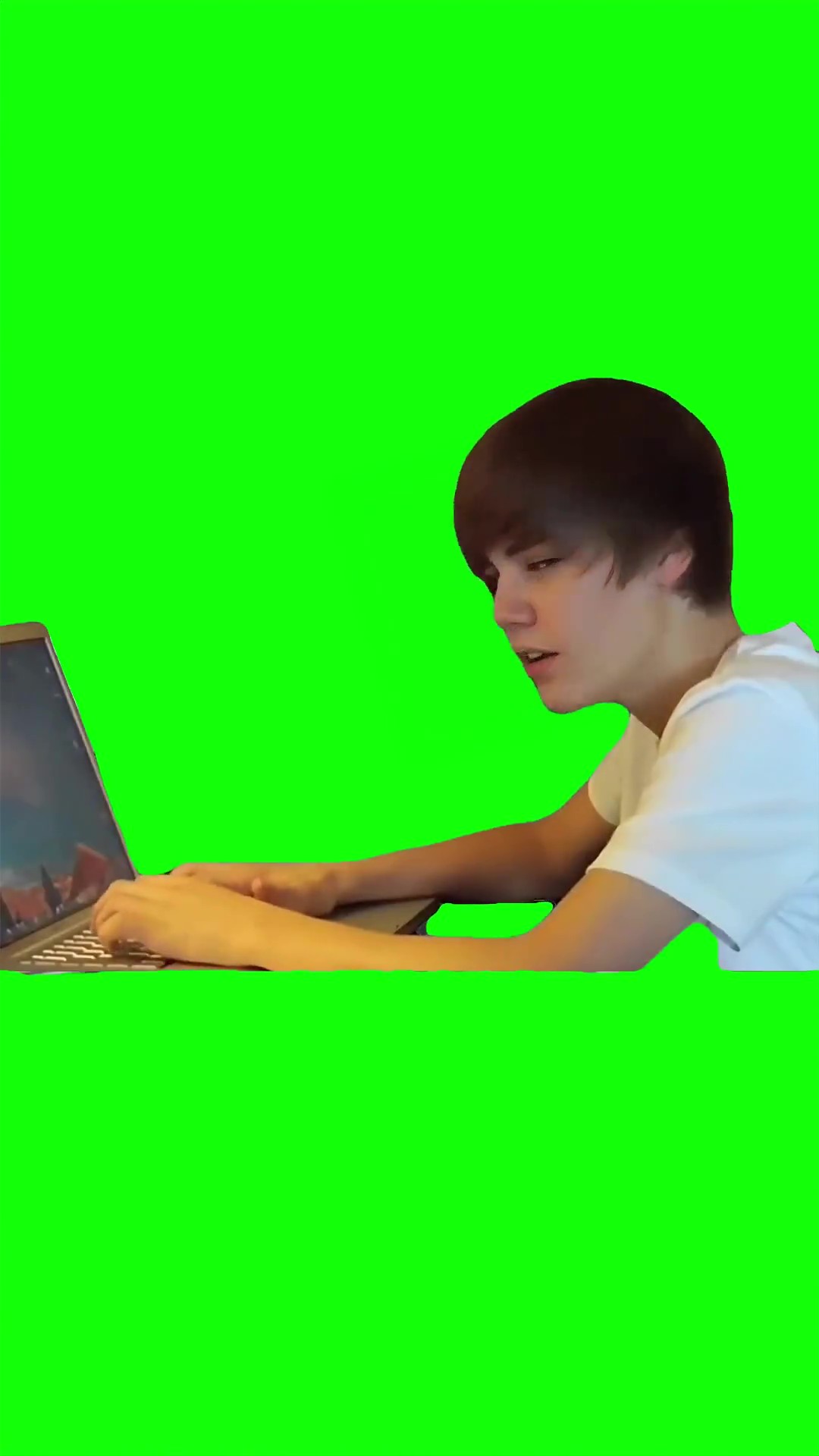 Justin Bieber Hey, Just working green screen