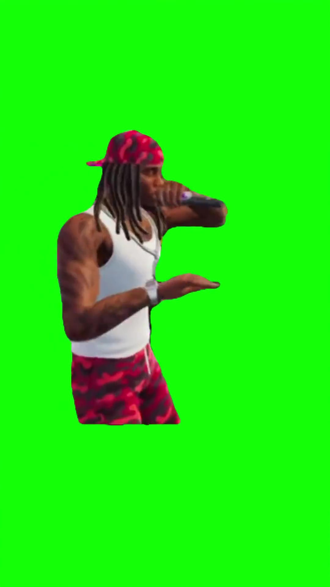 Kai Cenat Doi Doi Doi green screen