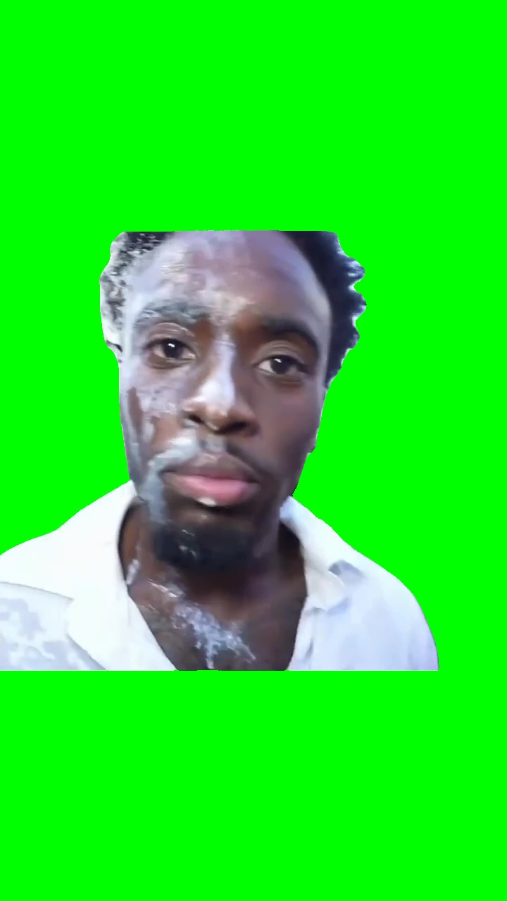 Kai Cenat look at me green screen