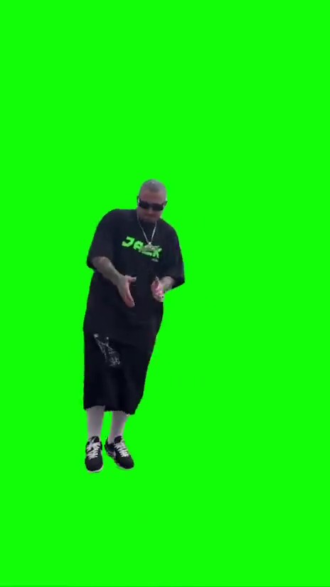 Keep it gangsta  green screen