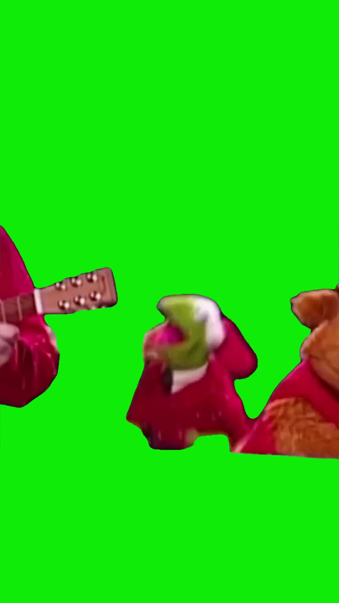 Kermit dancing green screen