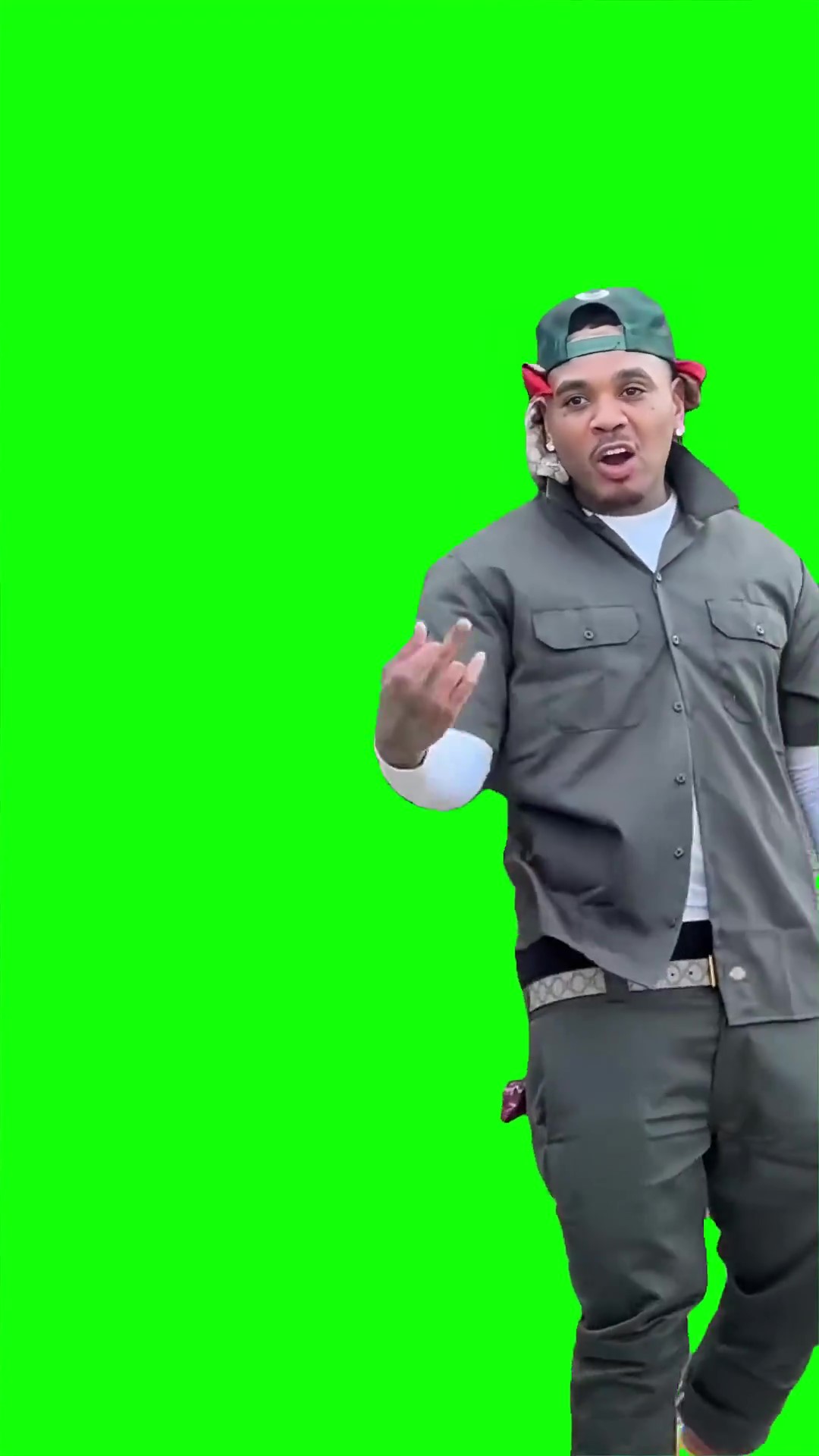 Kevin Gate Fugg green screen