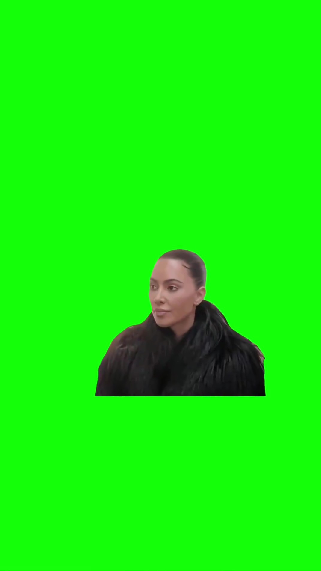 Kim low brain activity green screen