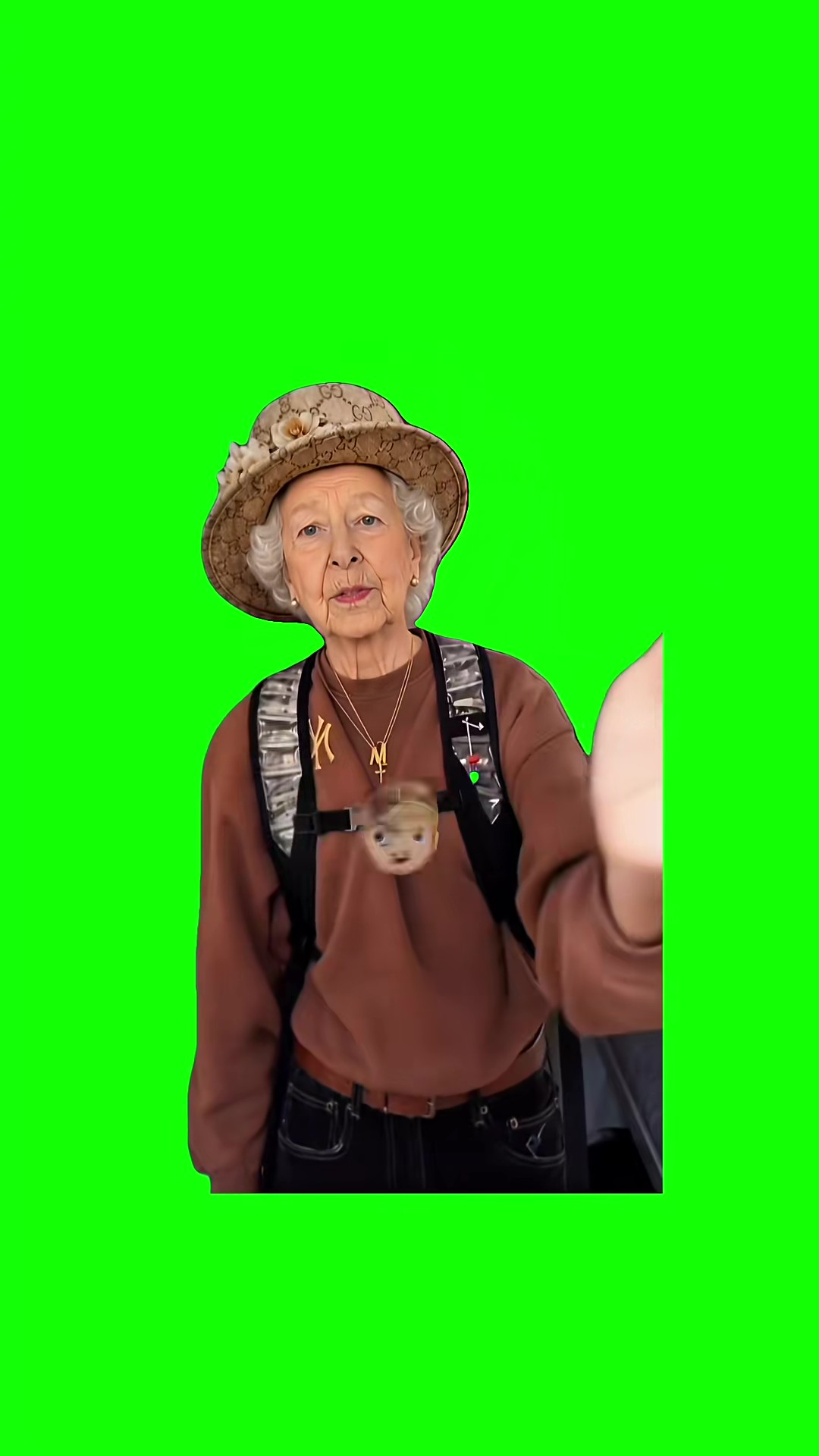 King Grandma Nasir Dance green screen