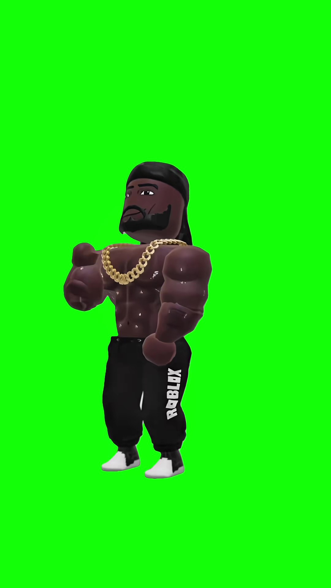 King Roblox Nasir Dance green screen