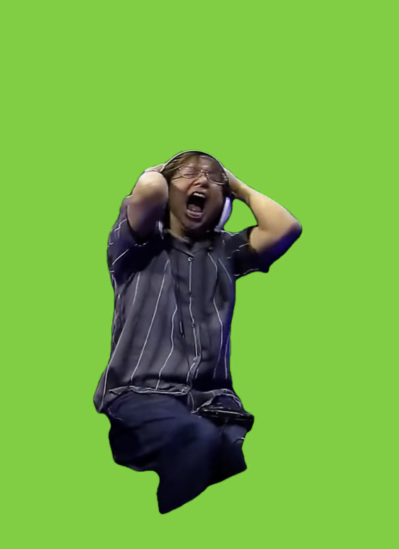 KojiKOG crashout green screen