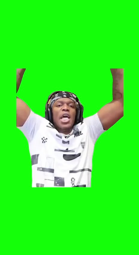 Ksi yes yes yes green screen