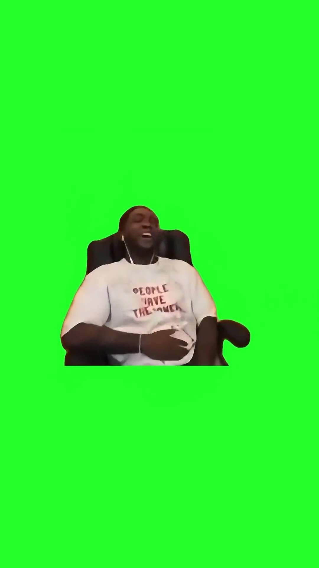 Kwebbelkop Laughing green screen