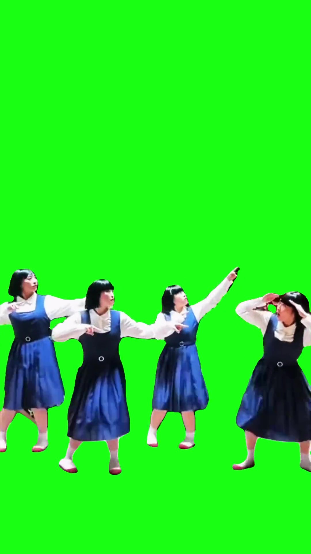 Ladies Squad Dance green screen