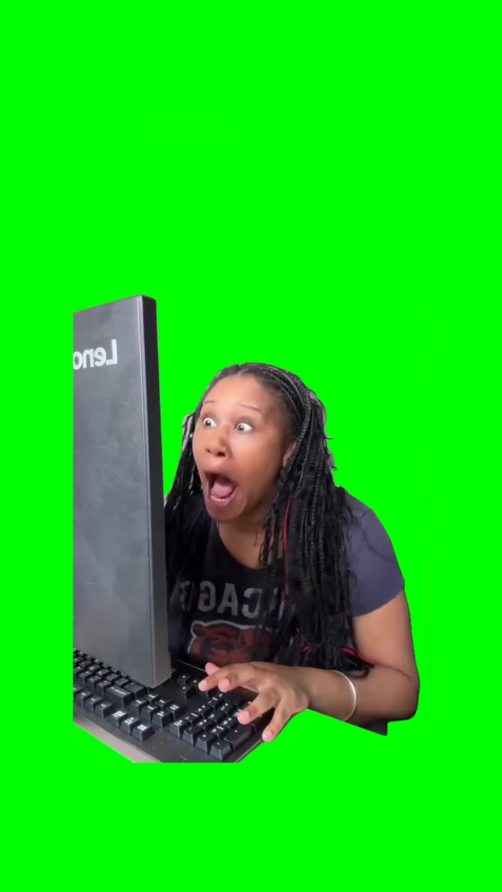 Lady Crashout green screen