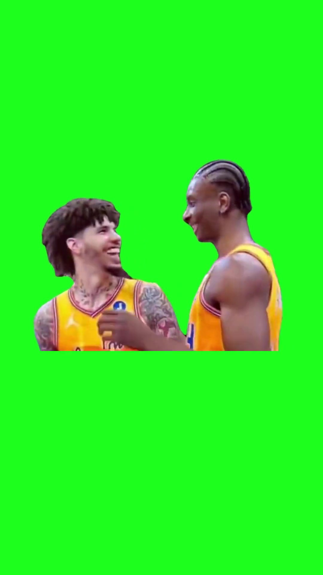Lamelo saying stop green screen