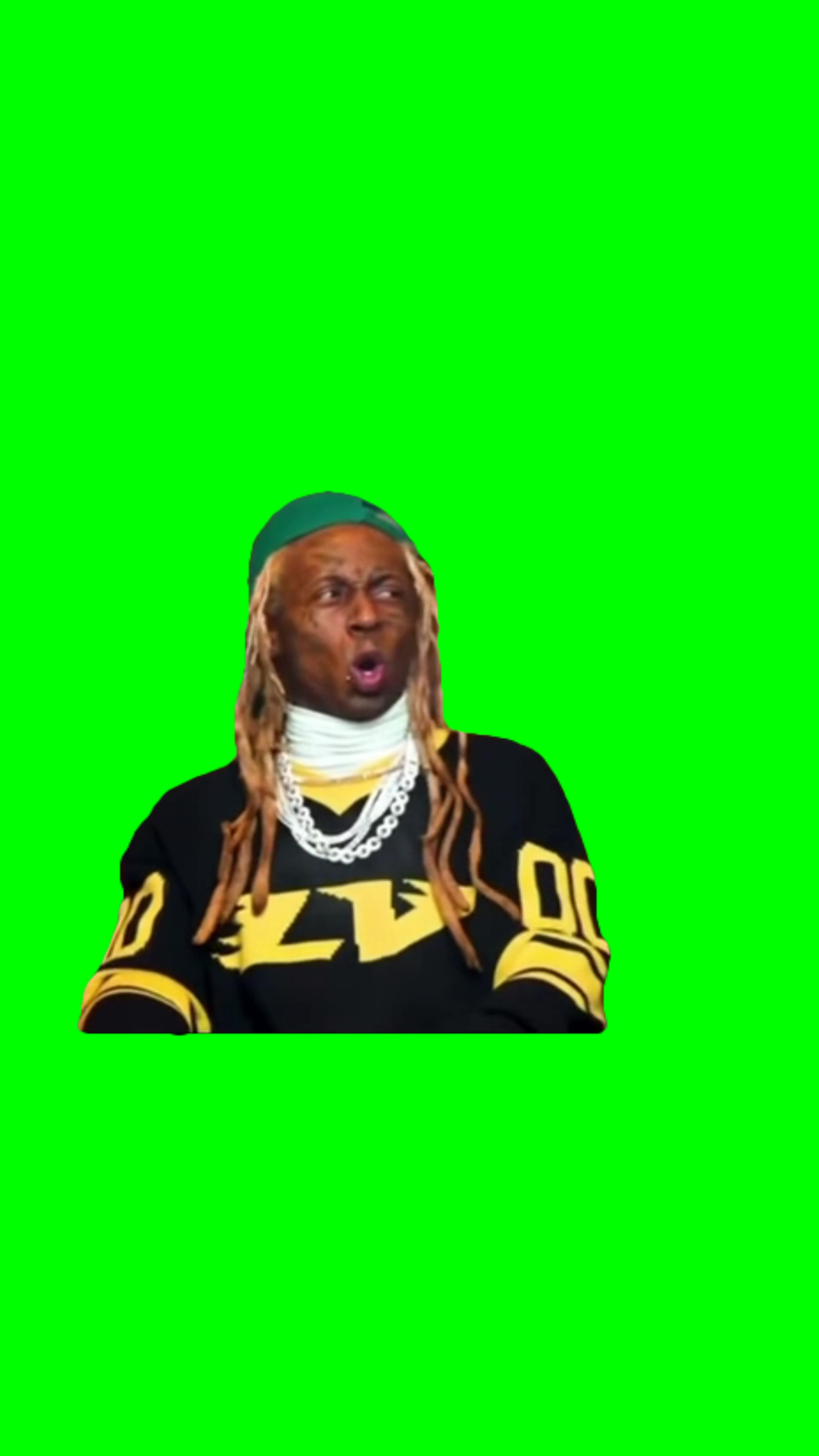 Lil Wayne ooouu green screen