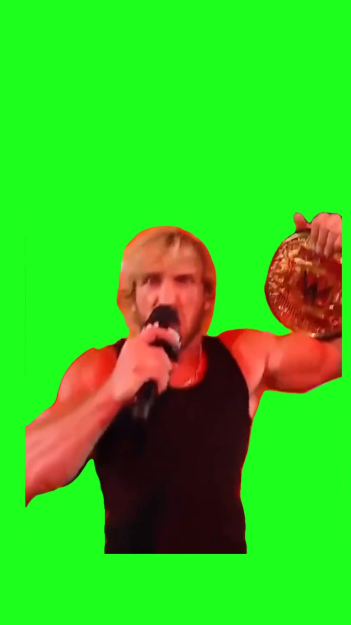 Logan Paul I’m not fired green screen