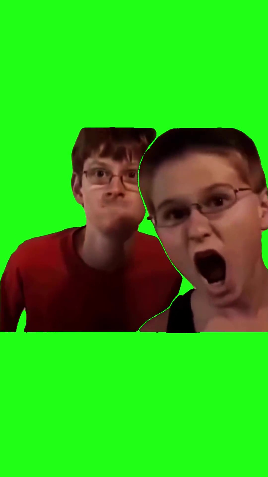 Lucas and Jacob Phillips Dance to Crazy Frog green screen
