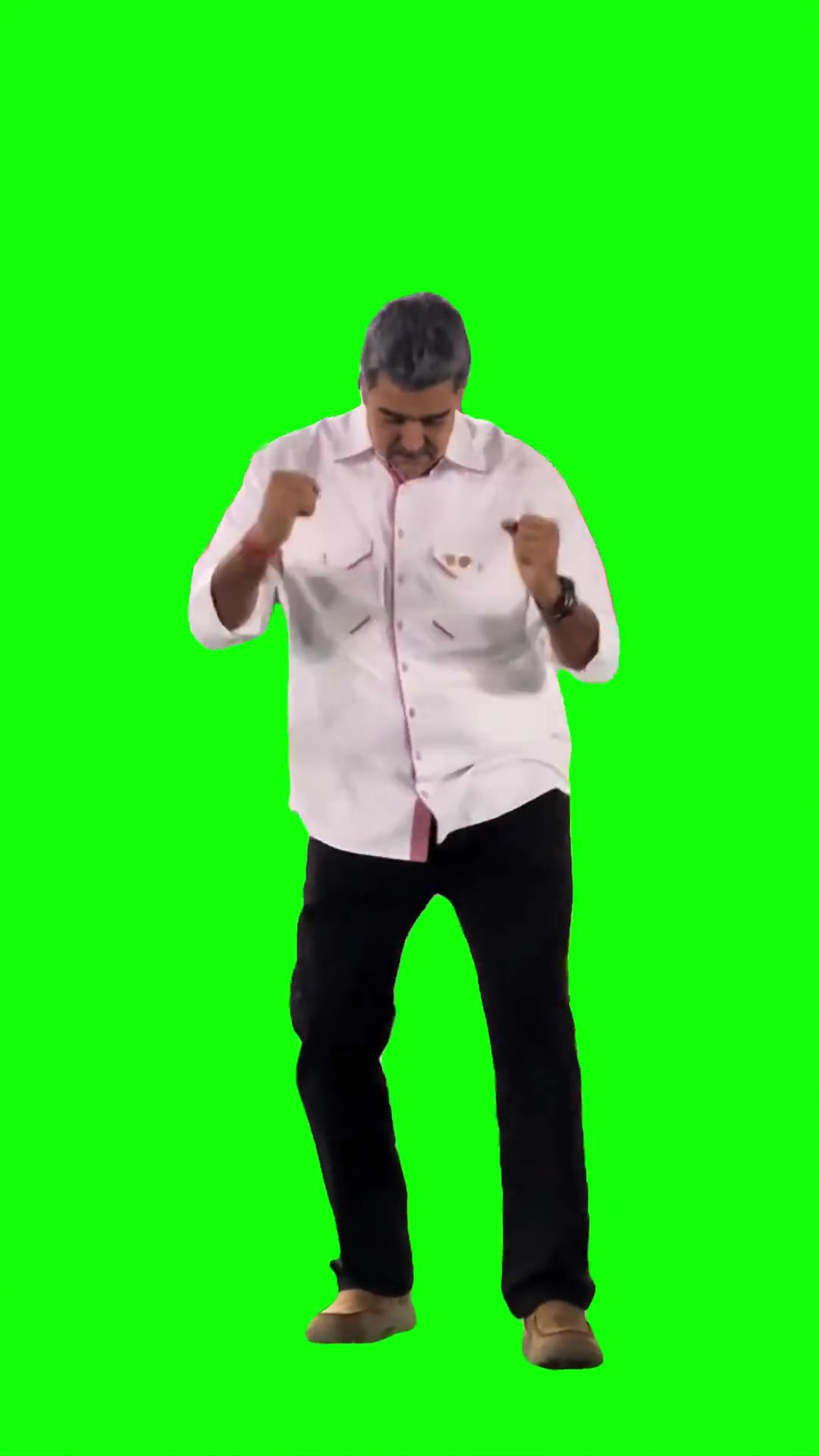 Maduro dancing green screen