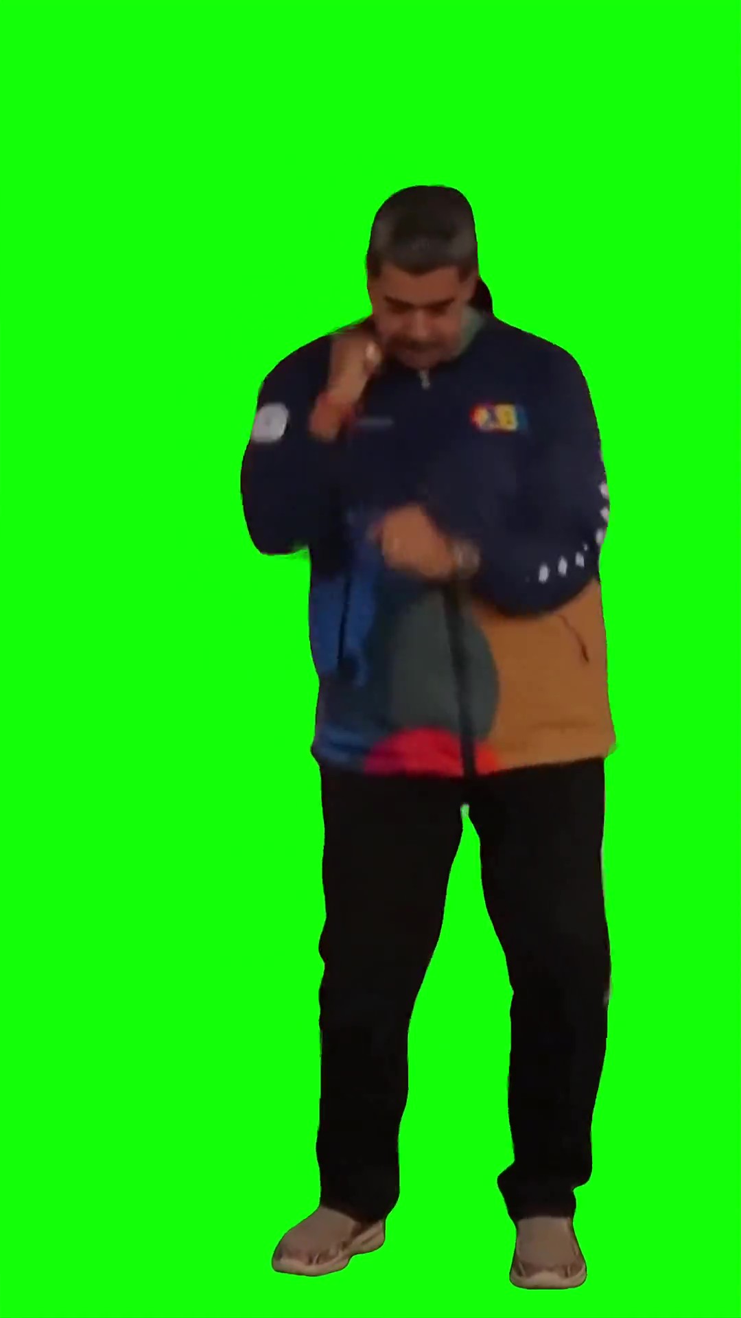 Maduro dancing green screen