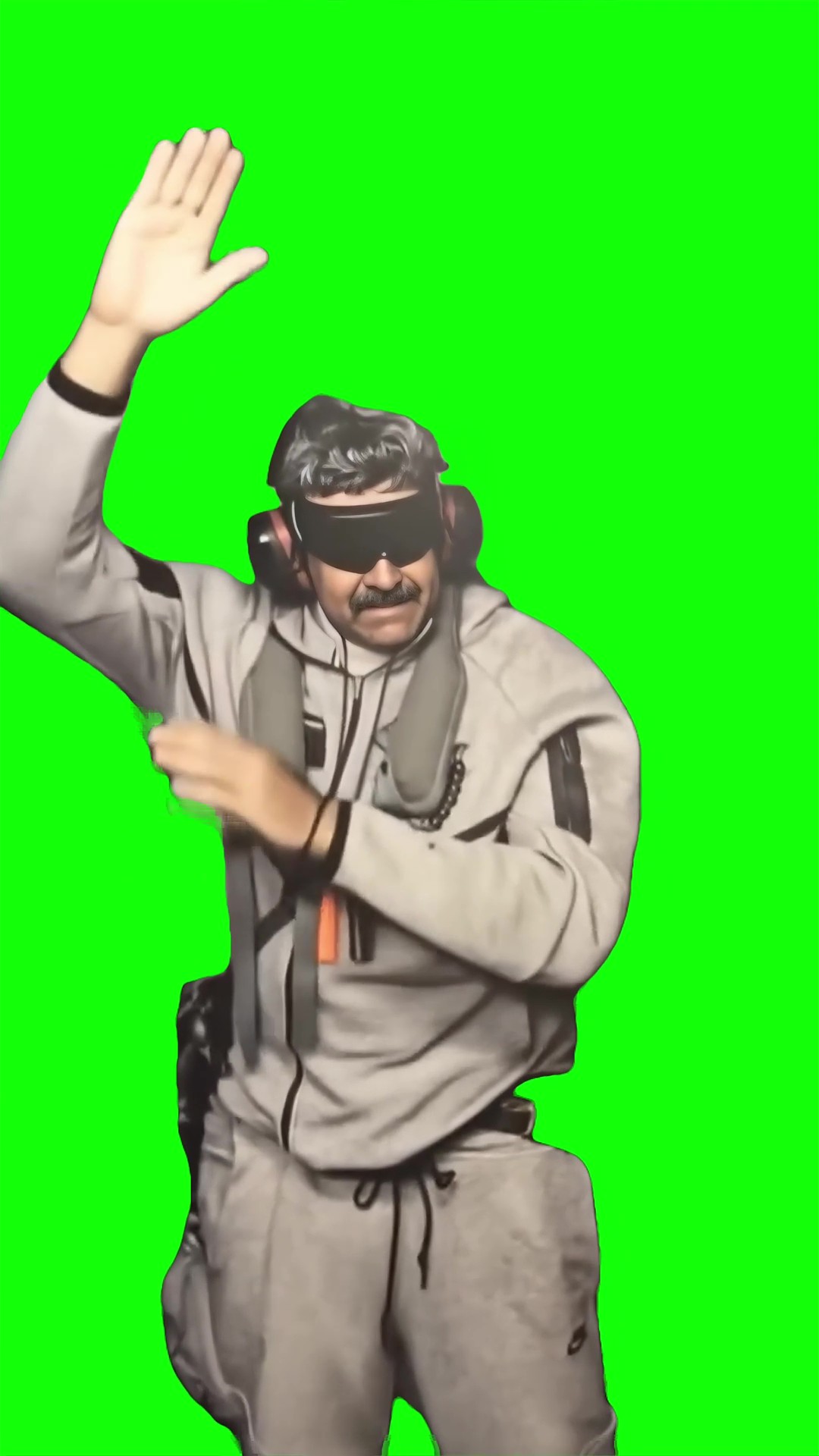Maduro in nike dancing green screen