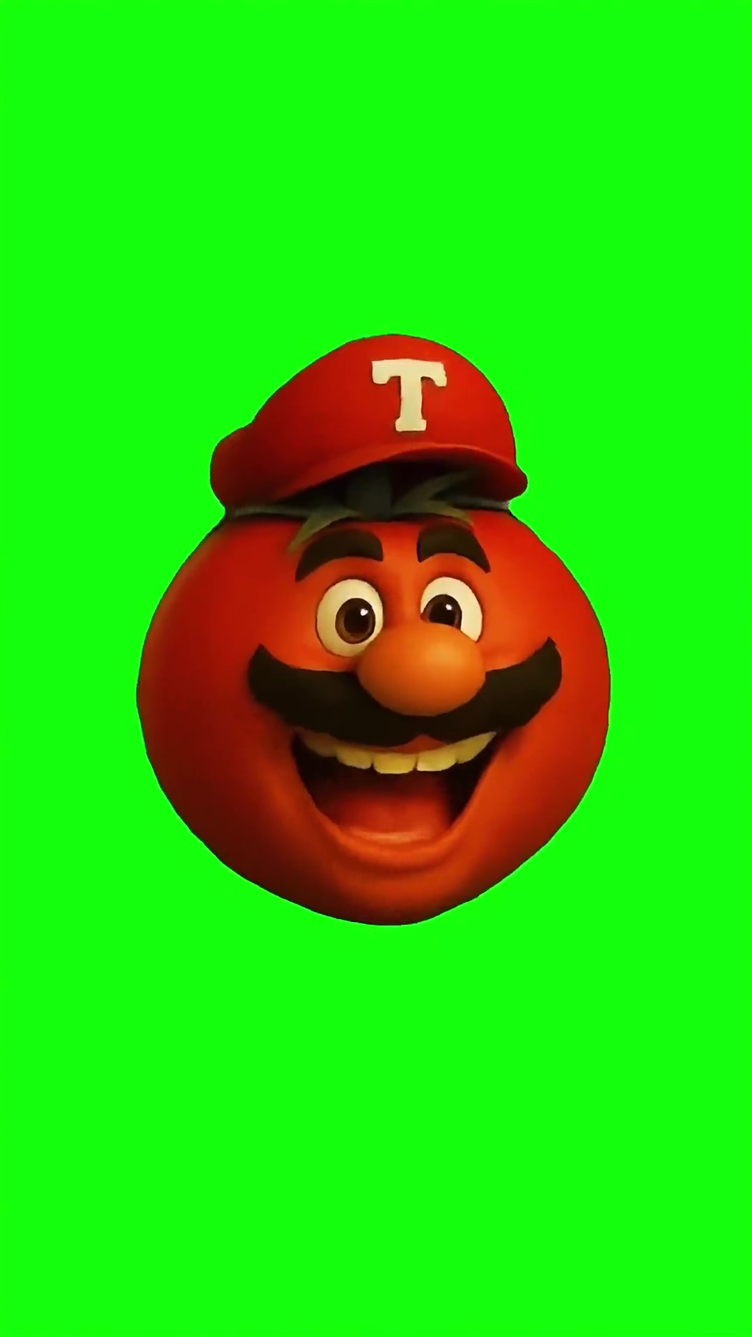 Mario Tomato green screen