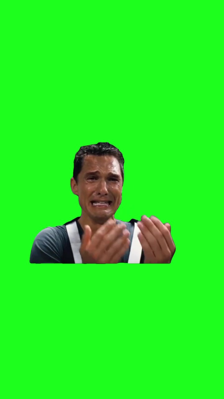 Mathew showing birds green screen