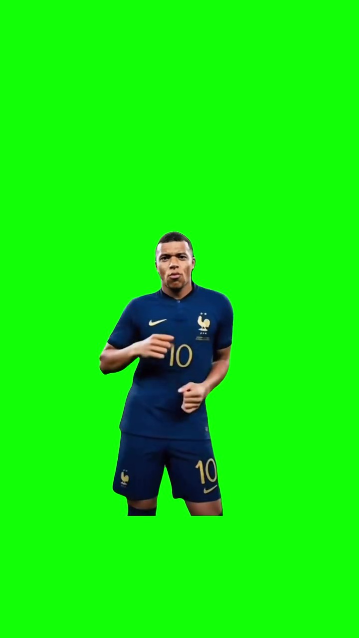 Mbappe Dance green screen