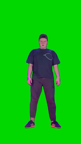 Melstroy MrBeast Dance green screen
