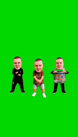 Melstroy Trio Dance green screen