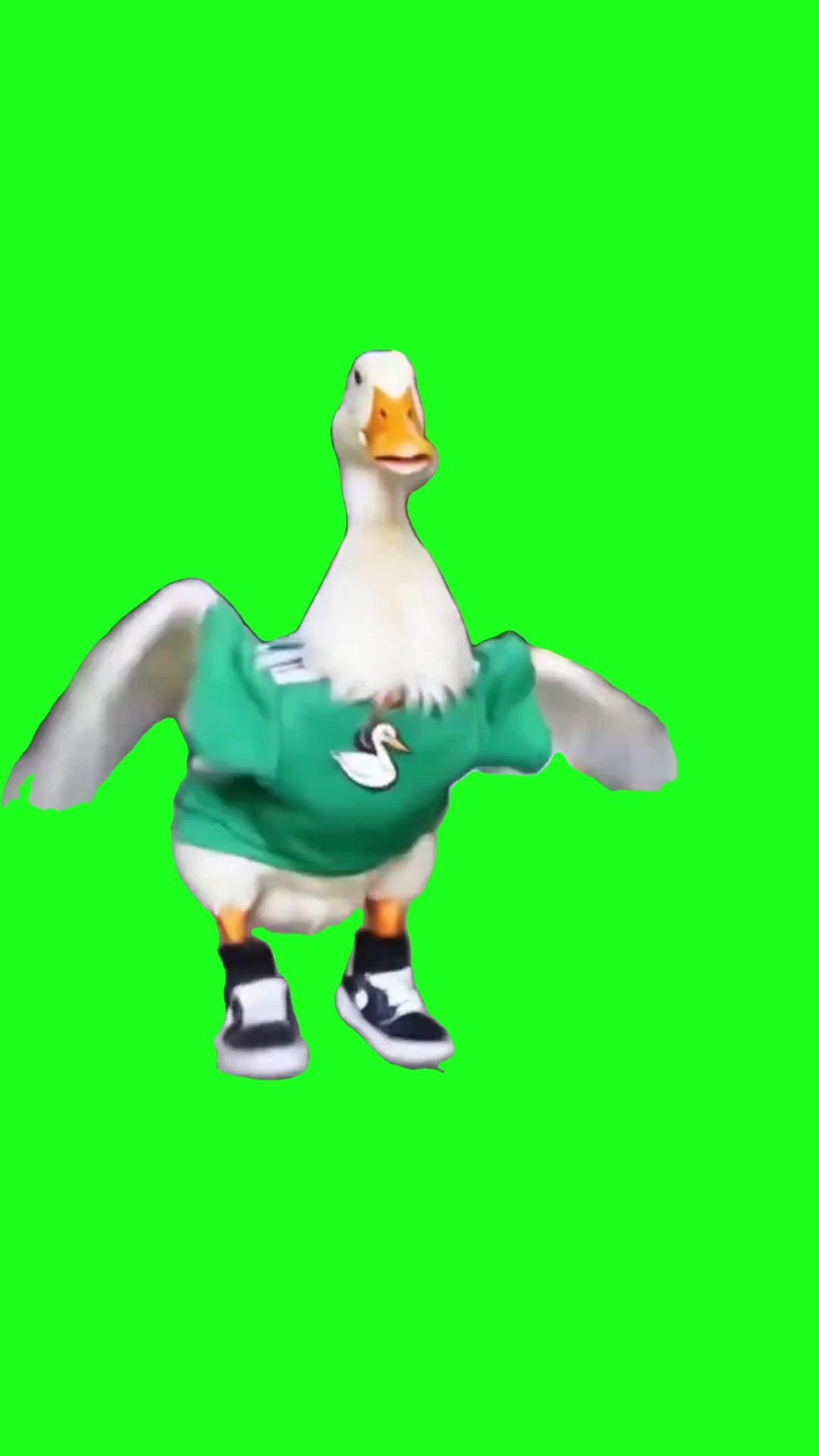 Merlin the Duck World Cup 2026 Superstar green screen