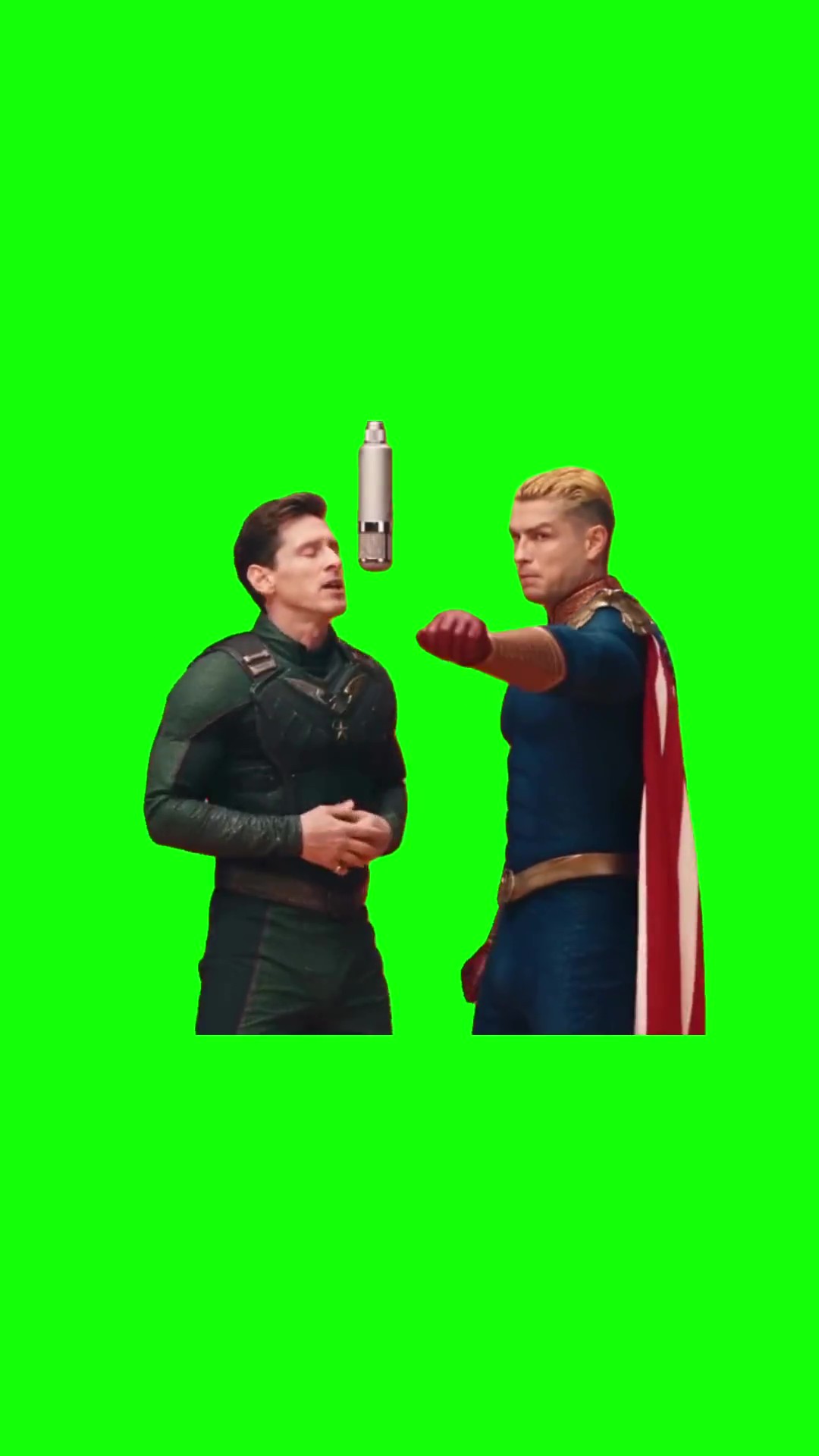 Messi X Ronaldo X The Boys aka Homelander X SoldierBoy green screen