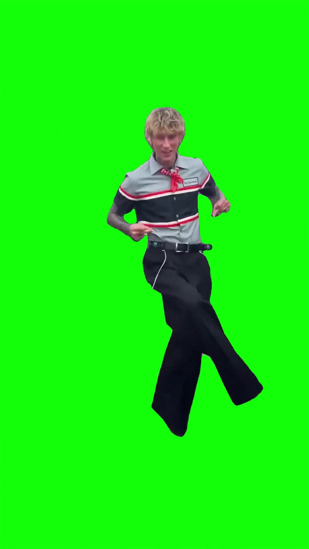Mgk Dancing green screen
