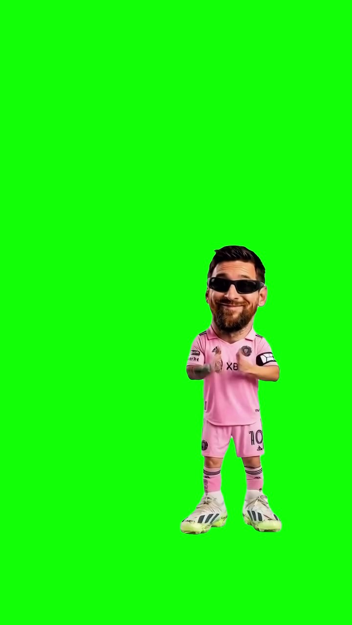 Mini Messi  green screen