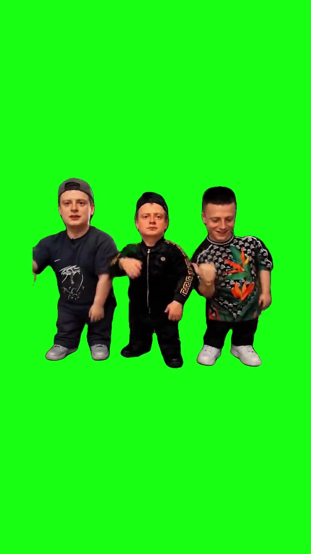 Mini melstroychiki green screen